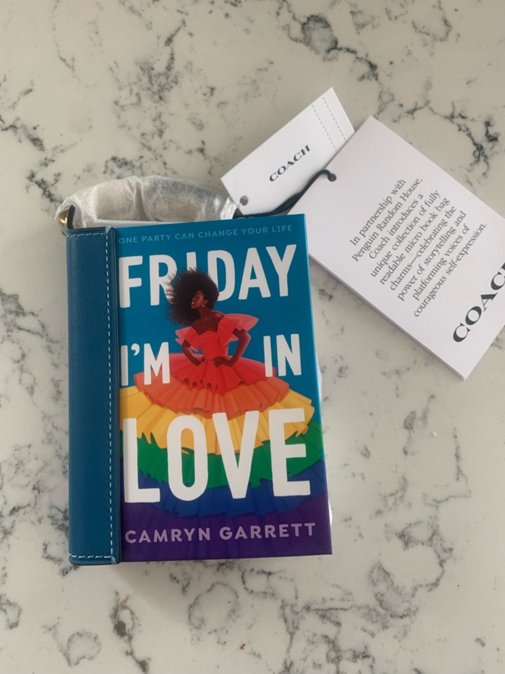Coach Book Charm Friday I’m in Love NWT